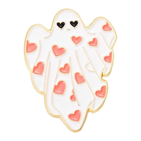 Spilla in Smalto di Halloween Cartone Animato Lega Zucca Fantasma Teschio Pipistrello Distintivo Divertente per Decorazione Zaino
