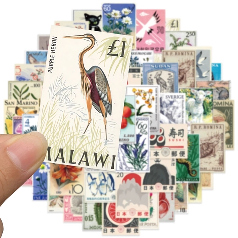 Pegatinas Sellos Japoneses Vintage PVC Impermeable Retro Viaje Material Scrapbooking Para Maleta Portátil Diario Revista
