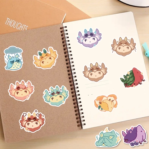 Cute Owl Graffiti Stickers Waterproof Cartoon Decals For Laptop Water Bottle Luggage Helmet Decoration For Kids Adults