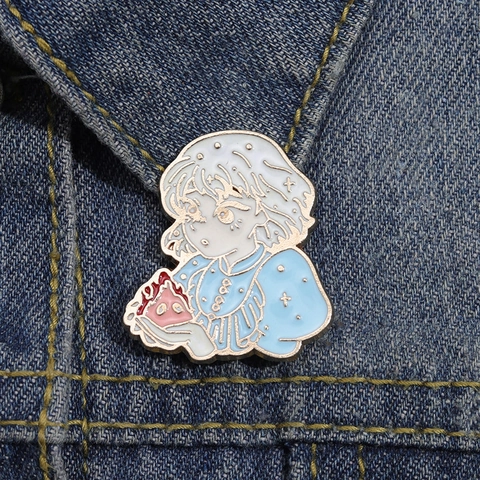 Cute Cartoon Anime Figure Enamel Pin Alloy Painted Brooch Badge For Denim Jacket Backpack Accessory Fashion Jewelry Gift