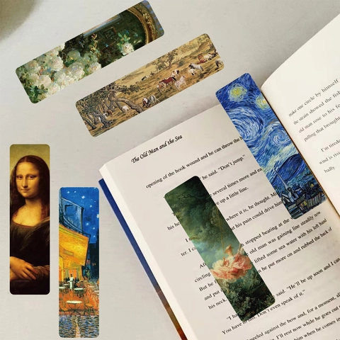 Classical Oil Painting Masterpiece Bookmarks Retro Artistic Reading Accessories For Students And Art Lovers School Library Gift