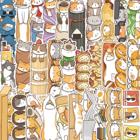 Marcadores de Libros Estilo Japonés Gato Dibujos Animados Cartulina Blanca Para Diario Lectura Oficina Escuela Marcadores Papel Animales