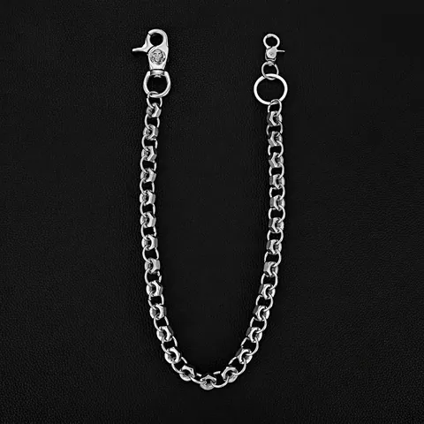 Industriële Schedel Broekketting Heavy Metal Zeskantmoer Schakel Tailleketting Hip Hop Biker Wallet Chain Voor Heren Dames Punk Sieraden Cadeau