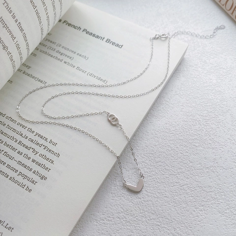 Minimalistische S999 Sterlingsilber Herz Kette Für Damen Mit Doppelringen Elegante Leichte Luxus Schmuck Geschenk