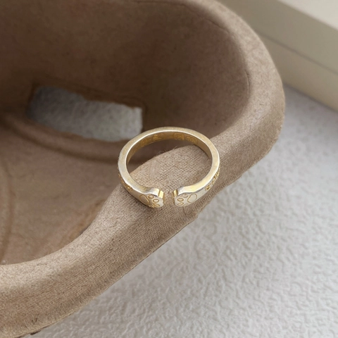 Cute Cat Paw Open Ring 999 Fine Silver Engraved Auspicious Characters Vintage Adjustable Finger Ring For Women Jewelry