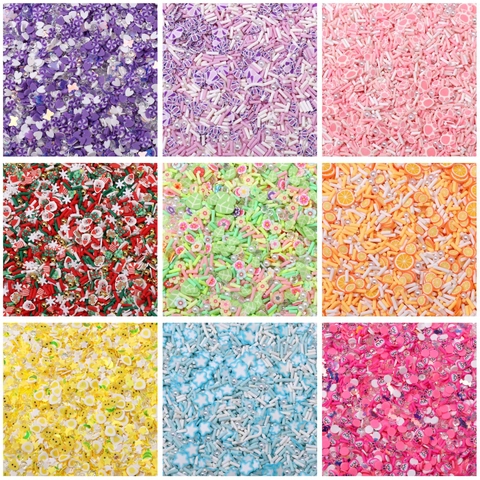 Mixed Polymer Clay Slices Sequins Set For DIY Handmade Craft Nail Art Mobile Phone Case Decoration Accessories Material Pack