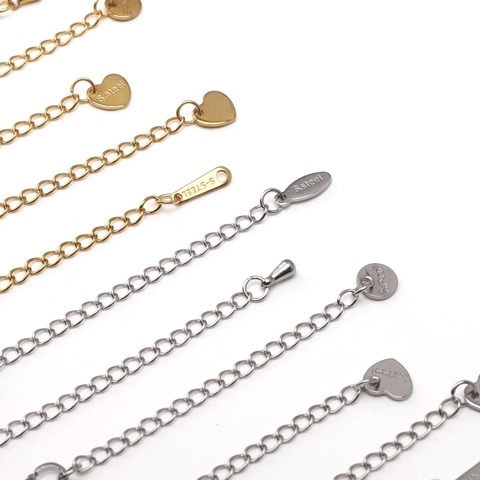 Roestvrij Stalen Verlengketting Karabijnhaak Sieraden Onderdelen DIY Armband Ketting Verstelbare Ketting Goud Zilver Kleur