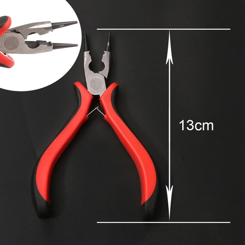 Precision Carbon Steel Pliers For Jewelry Making DIY Professional Hand Tool With Anti Slip Handle For Beading Repair