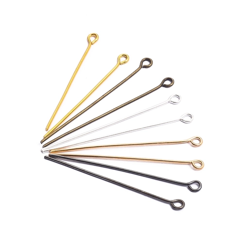 Alloy Eye Pins Jewelry Making Findings DIY Earrings Supplies Metal Connecting Pins Head Pins Components Jewelry Crafts