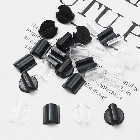 DIY Hair Ribbon Buckle Plastic Rubber Band Connector Headwear Accessories For Hair Tie Making Craft Findings Minimalist Style