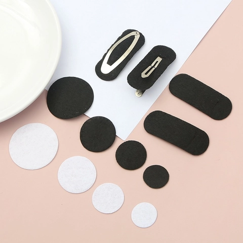 DIY Round Felt Pads Non-Woven Circular Mats For Hair Accessories Hand Made Craft Bottoming Decoration Accessories For Bows