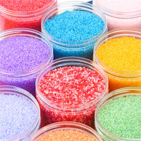Glass Seed Beads For DIY Jewelry Making Colorful Round Loose Beads For Handmade Bracelet Necklace Earring Materials