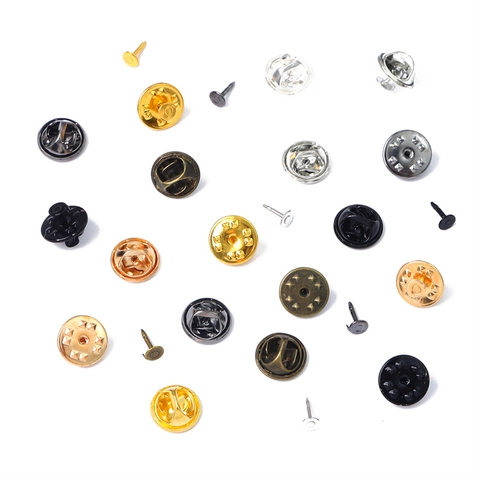 Fermi per Spille a Farfalla in Ferro Con Perni Abbinati Per Creazione Gioielli Fai da Te Accessori Per Spille Distintivi Ricambi Metallici