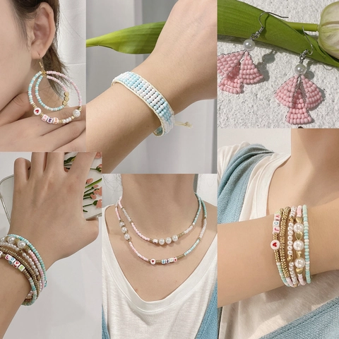 Matte Glasperlen Seed Beads Für DIY Schmuckherstellung Einfarbige Runde Abstandsperlen Für Handgefertigte Armbänder Halsketten Ringe Basteln