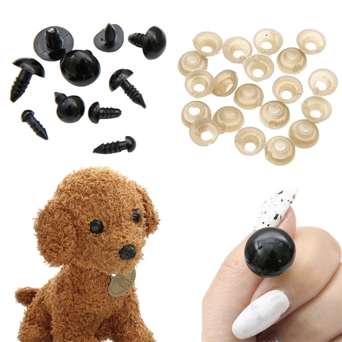DIY Acryl Sicherheitsaugen Nasen Mit Unterlegscheiben Für Plüschtier Häkelspielzeug Herstellung Handpuppe Zubehör Organizer