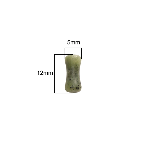 Bamboo Shape Natural Stone Beads For DIY Jewelry Making Matte Finished Loose Beads For Bracelets Earrings Accessories