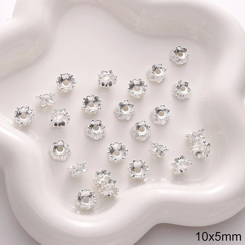 Silver Alloy Butterfly Lotus Ginkgo Leaf Pendants Hollow Out Vintage Chinese Style DIY Jewelry Making Accessories Findings Components
