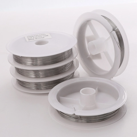 Durable Stainless Steel Beading Wire For DIY Jewelry Making Flexible No Break Metallic Craft String For Bracelet Hair Accessories Handcrafted Supplies