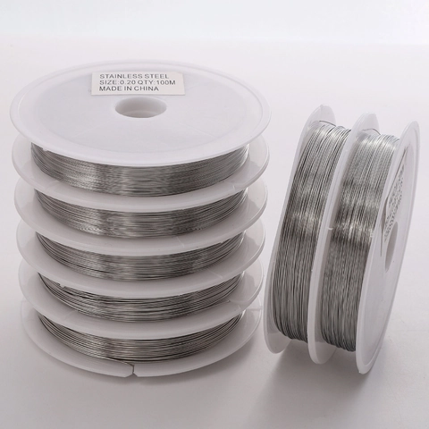 Durable Stainless Steel Beading Wire For DIY Jewelry Making Flexible No Break Metallic Craft String For Bracelet Hair Accessories Handcrafted Supplies