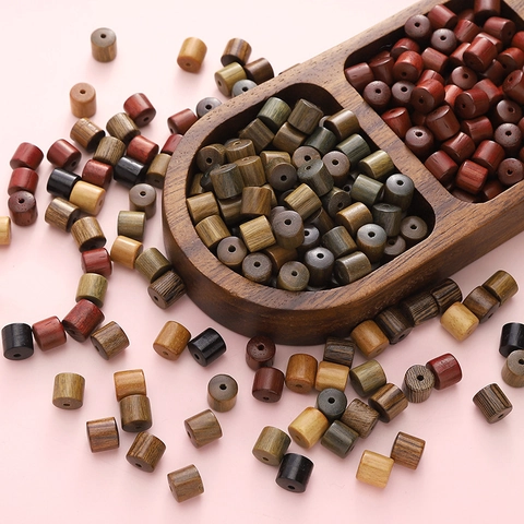 Natuurlijke Houten Vat Kralen Losse Tussenkralen Voor Sieraden Maken DIY Armband Handgemaakt Materiaal Vintage Gepolijste Houten Kralen