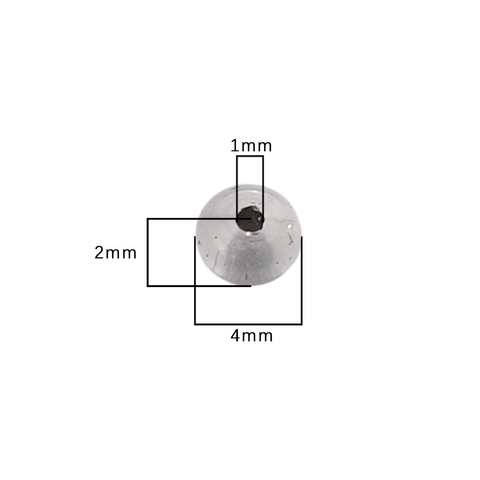 Transparent Glass Abacus Seed Beads For DIY Jewelry Making Bracelet Necklace Small Loose Spacer Beads Handicraft Materials