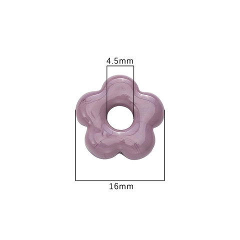 Vintage Lampwork Glass Flower Beads Large Hole Beads For DIY Bracelet Necklace Earring Jewelry Making Accessories Clothing Pendant Materials