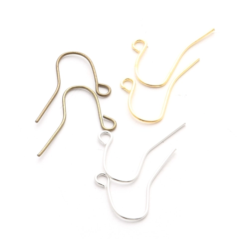 Handmade DIY Earring Making Supplies Metal Earring Hooks For Jewelry Making Electroplated Fishhook Ear Wires Accessories For Women