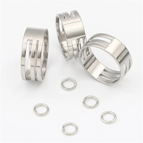 Stainless Steel Brass Jump Ring Opener Tool Triple Slotted Ring For DIY Jewelry Making Repair Accessories For Men Women