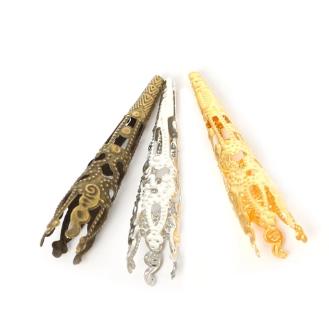 Vintage Alloy Hollow Flower Bead Caps For DIY Jewelry Making Handmade Earrings Necklace Bracelet Spacer Jewelry Findings