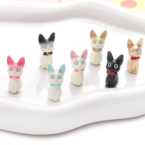 Cartoon Cat Alloy Charms For DIY Jewelry Making Accessories Gradient Color Kitten Pendants For Bracelet Necklace Crafting