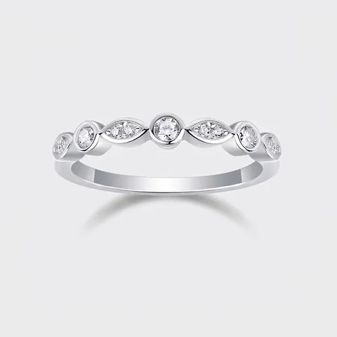 S925 Sterlingsilber Moissanit Ring Für Damen Marquise Schliff Wellenband Funkelnd Eingelegt Verlobung Hochzeit Schmuck Fingerring Geschenk