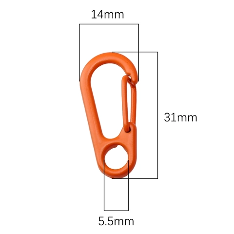 Gekleurde Legering Gelakte Karabijnhaak Veerhaak Sleutelhanger Clips DIY Tas Charm Sieraden Maken Benodigdheden Rugzak Gesp Accessoires