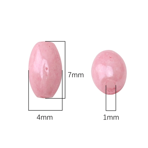 Hochwertige Glas Reisperlen Solide Cremefarben Lackierte Ovale Perlen Für DIY Armband Halskette Schmuckherstellung Handgefertigtes Zubehör
