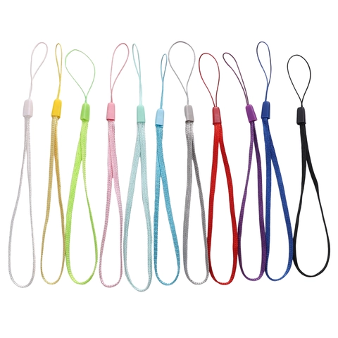 Multifunctionele Polyester Gevlochten Keycords Voor Mobiele Telefoon ID Kaart USB DIY Sieraden Maken Accessoires Gekleurde Polsbandjes