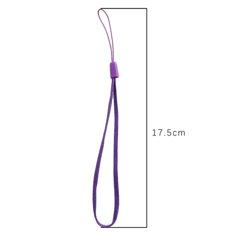 Polyester Geflochten Handy Lanyard Gurt Für Handy Schlüsselbund DIY Zubehör Anti-Verlust Handgelenk Gurt Einfarbig Dekor
