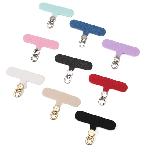 Universal Oxford Cloth Phone Lanyard Tether Tab 360 Rotating Metal D-Ring Connector For Phone Case Durable Smartphone Accessories