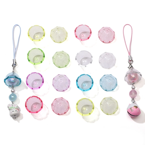 Acrylic Transparent Jellyfish Flower Beads For DIY Jewelry Making Handmade Bracelet Necklace Accessories Craft Supplies
