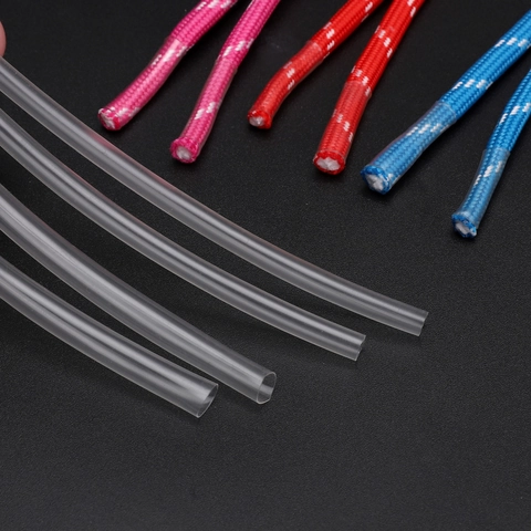 PE Trasparente Guaina Termorestringente Manicotto Isolante Protezione Cavo Flessibile Per Riparazione Cavi Casa Ufficio DIY