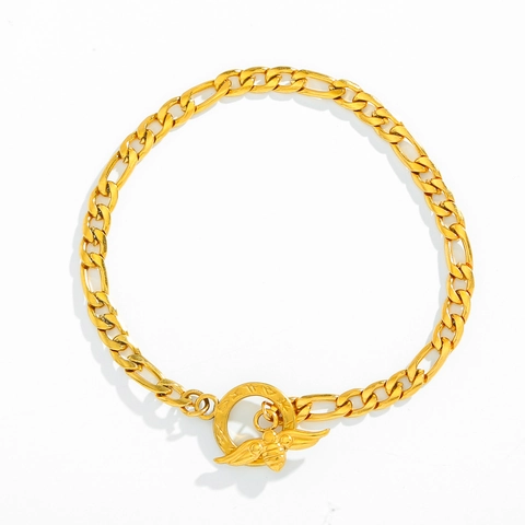Edelstahl Knebelverschluss OT Schnalle Set Cupido Biene Herz Form Schmuckherstellung Verbinder Zubehör Für DIY Armband Halskette