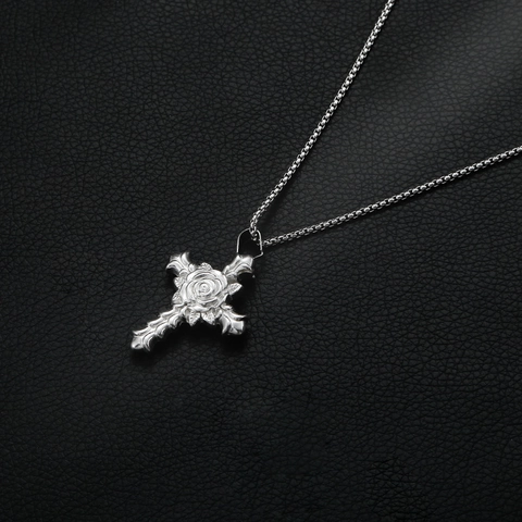 Gothisch Edelstahl Kreuz Anhänger Für Herren Damen Vintage Retro Religiöser Schmuck DIY Halskette Zubehör