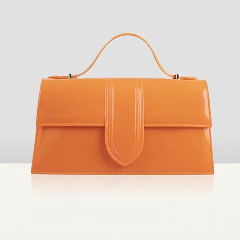 Bolso de Mano de Moda de Gelatina de PVC Color Macarrón Brillante Con Correa de Cadena Bolso Bandolera de Playa de Verano Mujer