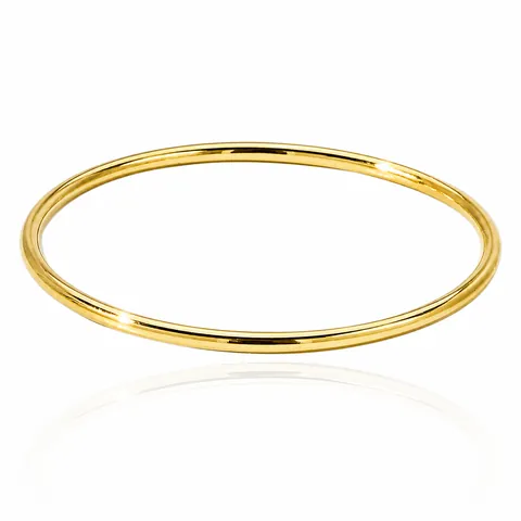 Jonc Minimaliste en Acier Inoxydable 316 Surface Lisse pour Femmes Hommes Vintage Plaqué Or Bijoux Hypoallergéniques