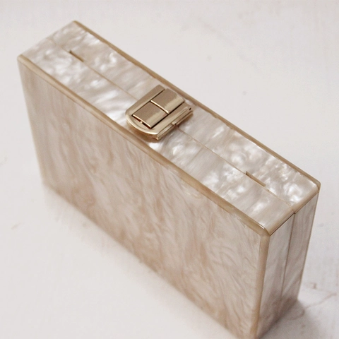 Elegante Acryl Clutch Tasche Mit Marmormuster Damen Perlglanz Abendtasche Mit Kettenschultergurt Hochzeit Party Handtasche