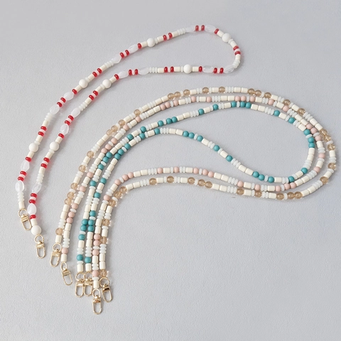 Acrylic Beaded Bag Strap Candy Color Replacement Shoulder Strap For Crossbody Bag Phone Case Handle Fashion Accessories