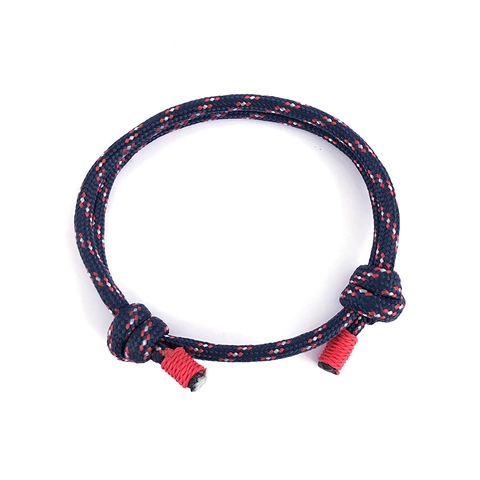 Nautical Paracord Braided Bracelet For Men Women Adjustable Sliding Knot Hand Woven Outdoor Sport Style Rope Wristband Jewelry Gift
