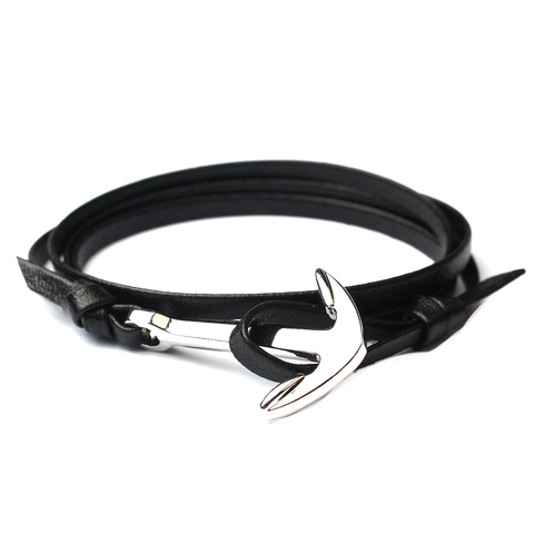 Vintage Nautisch Legierung Anker Wickelarmband Für Damen Herren Handgewebtes Mehrlagiges Lederarmband Seemann Stil Schmuck Geschenk