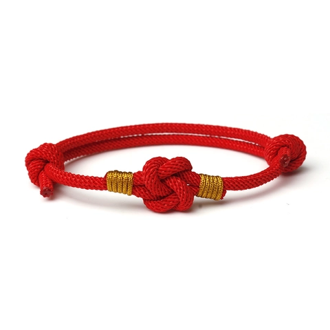 Pulsera Tejida a Mano Cuerda Nudo de Corazón Ajustable Minimalista Milán Línea Joyería Pareja Regalo San Valentín Unisex