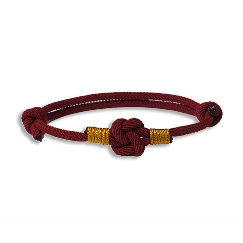 Pulsera Tejida a Mano Cuerda Nudo de Corazón Ajustable Minimalista Milán Línea Joyería Pareja Regalo San Valentín Unisex