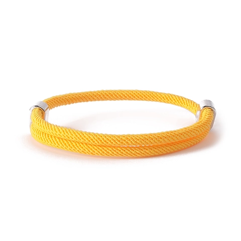 Pulsera de Cuerda Trenzada a Mano Ajustable Minimalista Estilo Náutico Hebilla de Aleación Pulsera Tejida para Hombre Mujer Estudiantes Regalo