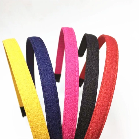 Diadema Delgada Envuelta en Tela Minimalista para Mujer Estilo Coreano Color Sólido Banda para Cabello Antideslizante Accesorios Moda